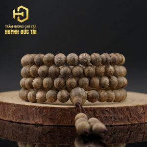 Vòng Tay Trầm Hương 108 Hạt Banh Đỏ Cao Cấp